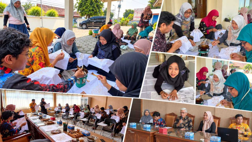 Rangkaian Kegiatan Workshop Membatik Sapu Tangan Dekranasda Bantul (10/10) Diskominfo